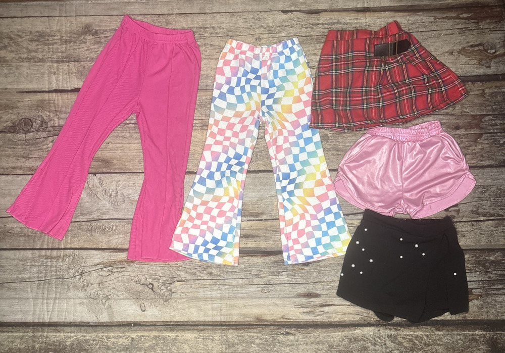 Shein Lot of 5 Girls Pants / Shorts - Shein - Size 4T & 5T